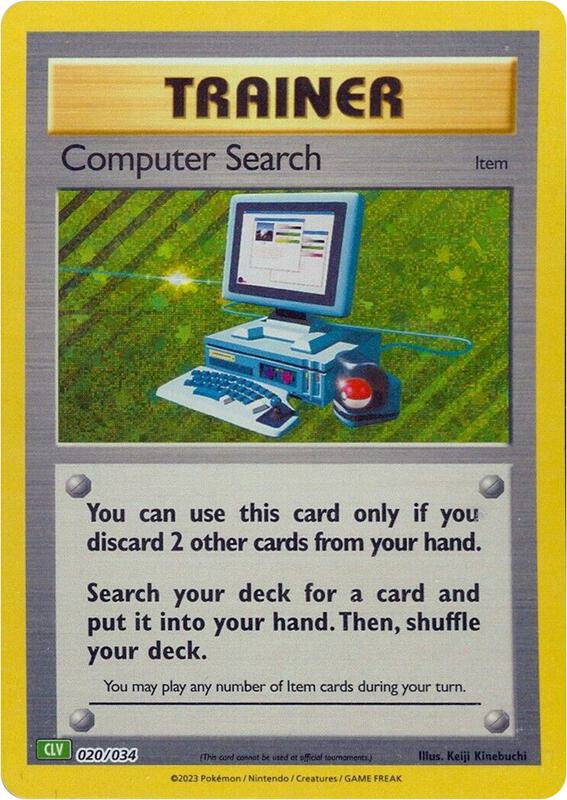 Computer Search (CLV) 020/034 from Trading Card Game Classic