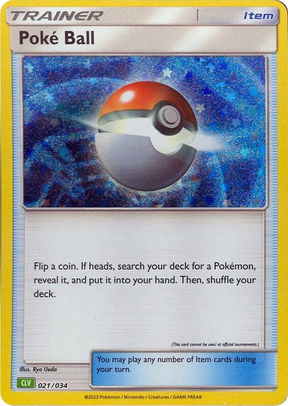 Poke Ball (CLV) 021/034 from Trading Card Game Classic