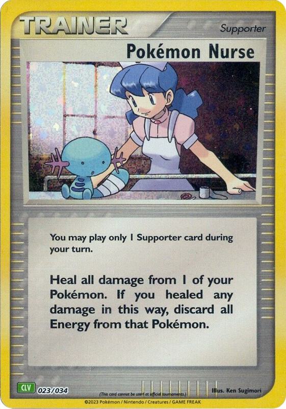Pokemon Nurse 023/034 from Trading Card Game Classic
