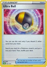 Ultra Ball (CLV) #030/034 from Trading Card Game Classic Pokemon card image