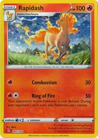 Rapidash #005/034 from Trading Card Game Classic Pokemon card image
