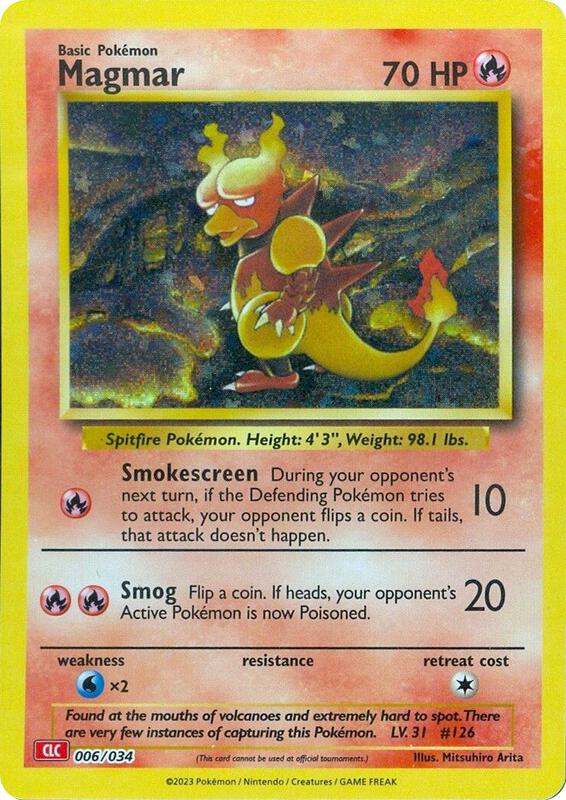 Magmar 006/034 from Trading Card Game Classic