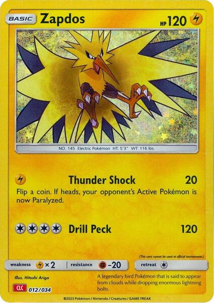 Zapdos card image
