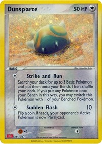 Dunsparce #015/034 from Trading Card Game Classic Pokemon card image