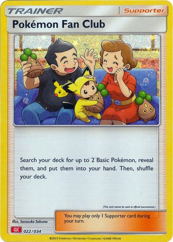 Pokemon Fan Club (CLC) 022/034 from Trading Card Game Classic