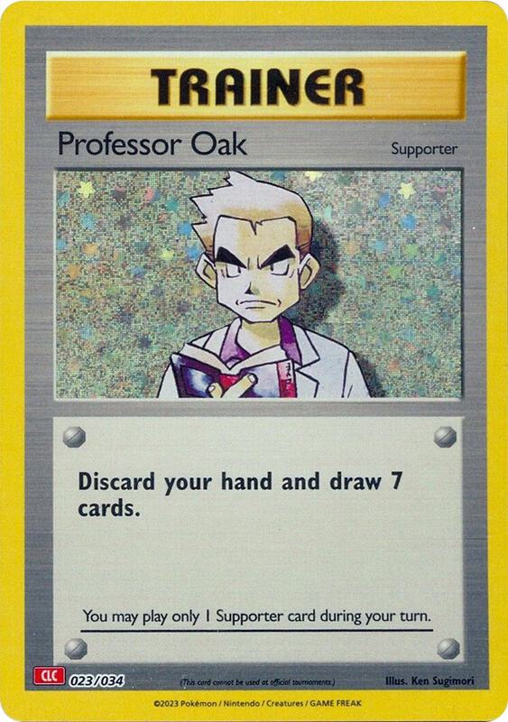 Professor Oak (CLC) 023/034 from Trading Card Game Classic