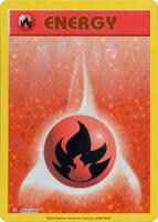 Fire Energy×3 1st edition shadow less Basic Fire Energy - Trading Card Game Classic - Pokemon