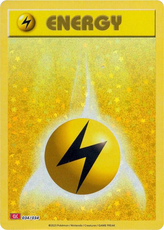 Basic Lightning Energy 034/034 from Trading Card Game Classic