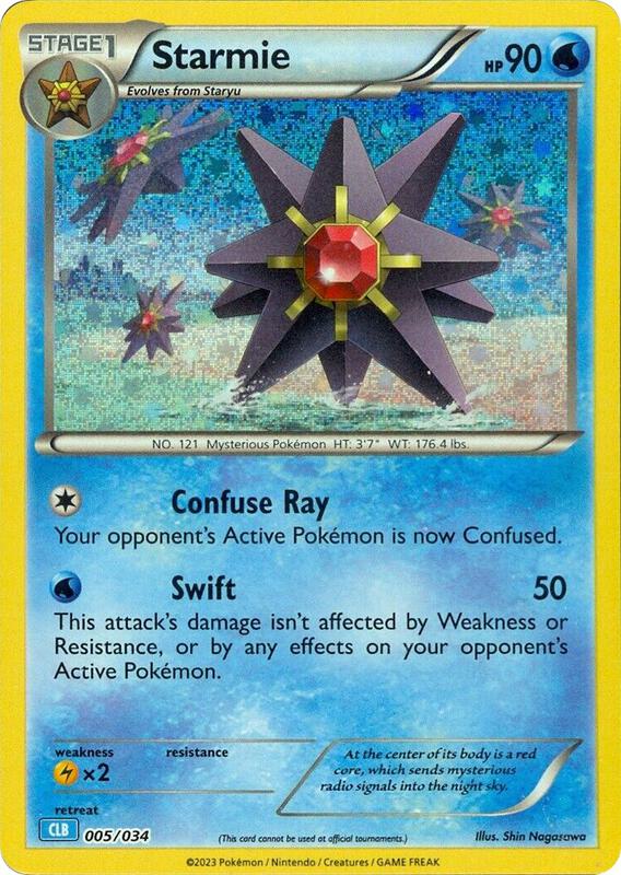 Starmie 005/034 from Trading Card Game Classic