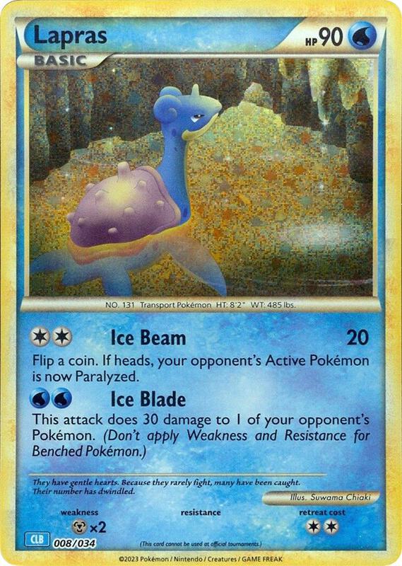 Lapras 008/034 from Trading Card Game Classic