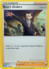Boss's Orders (CLB) #019/034 from Trading Card Game Classic Pokemon card image