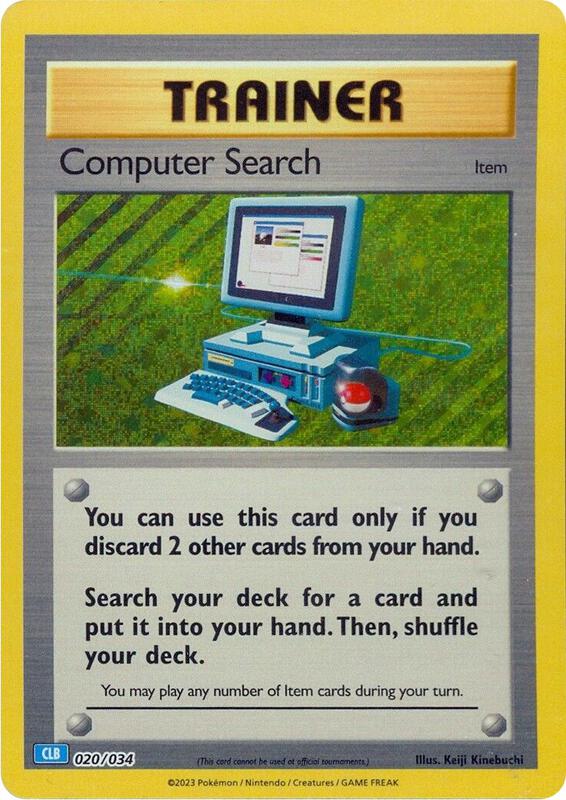 Computer Search (CLB) 020/034 from Trading Card Game Classic