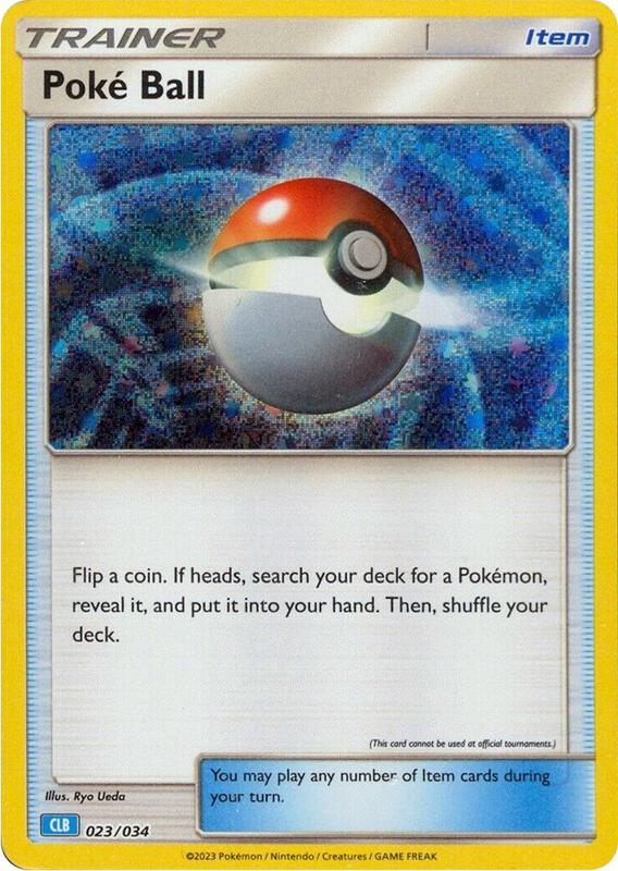 Poke Ball (CLB) 023/034 from Trading Card Game Classic