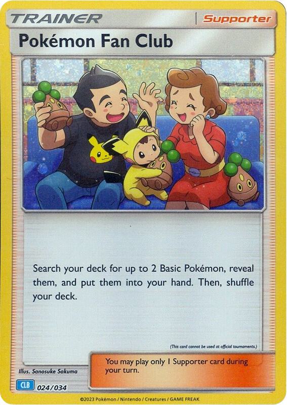 Pokemon Fan Club (CLB) 024/034 from Trading Card Game Classic