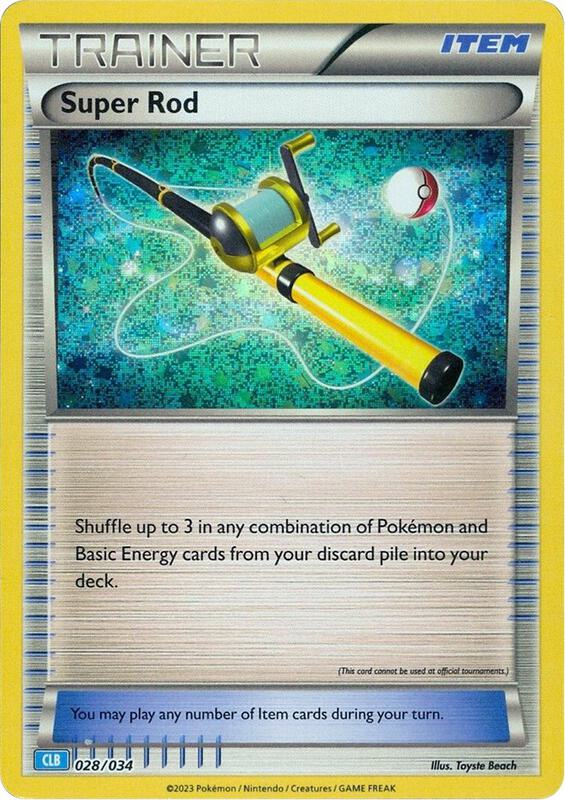 Super Rod (CLB) 028/034 from Trading Card Game Classic