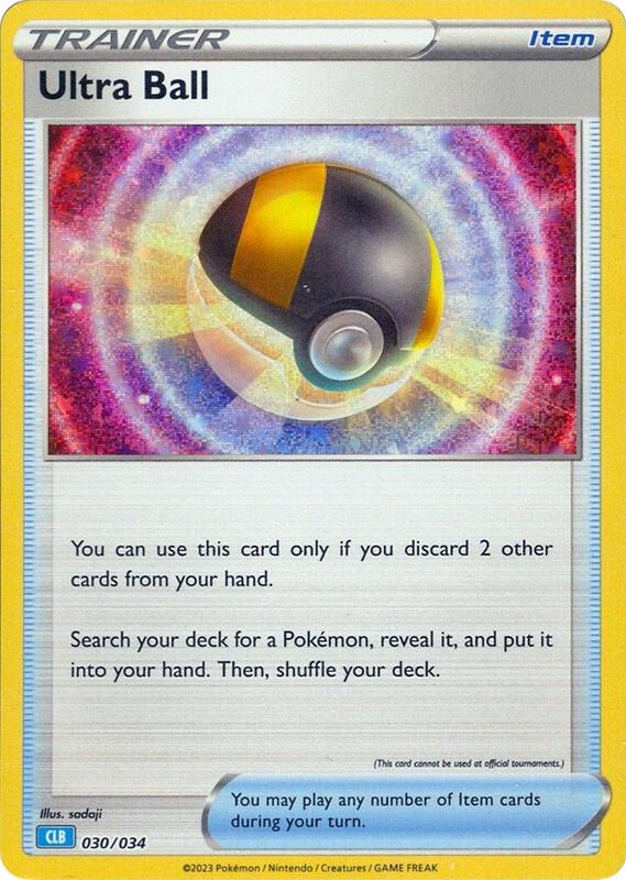 Ultra Ball (CLB) 030/034 from Trading Card Game Classic