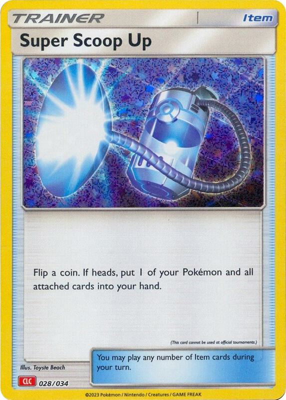 Super Scoop Up 028/034 from Trading Card Game Classic