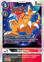 Greymon (Official Tournament Pack Vol.11) - Across Time - Digimon