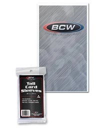BCW Card Sleeves Tall Trading Card Sleeves (100ct.)