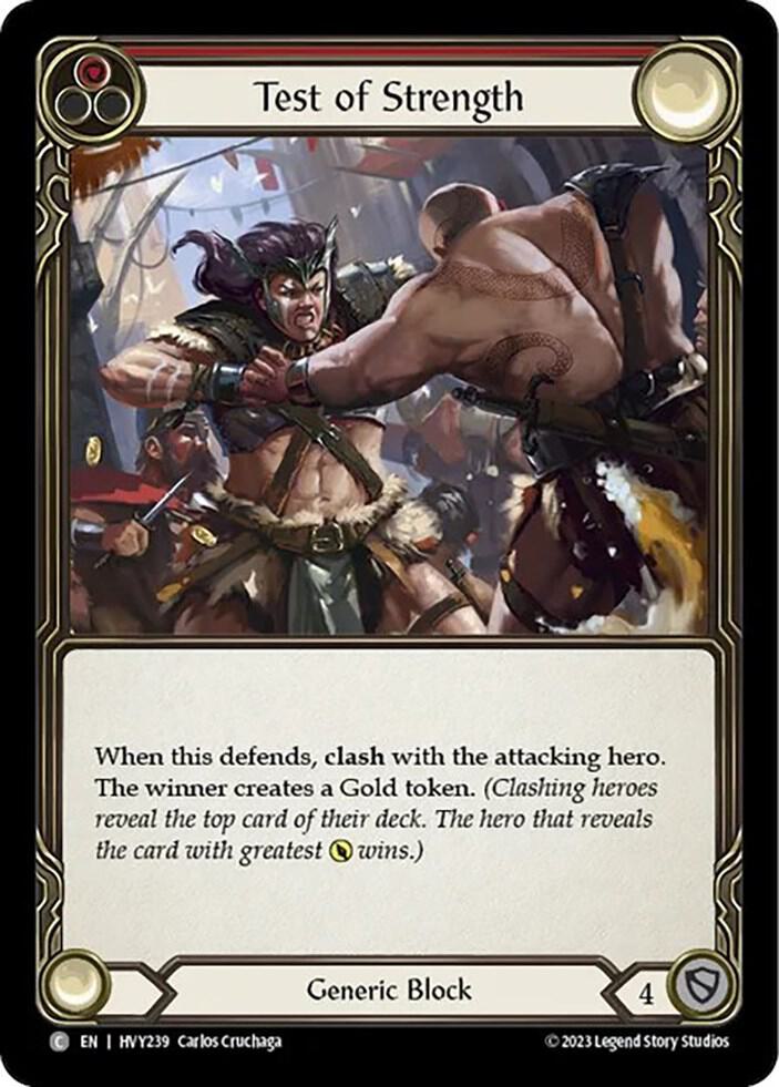 Test of Strength - Heavy Hitters - Flesh and Blood TCG - TCGplayer.com