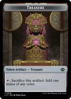Treasure (0018) // Spirit Double-Sided Token - The Lost Caverns of