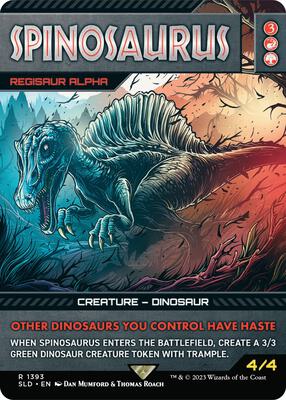 Spinosaurus - Regisaur Alpha #1393 – Secret Lair Drop Series (Rare)
