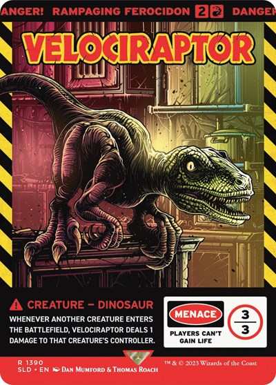 Velociraptor Rampaging Ferocidon