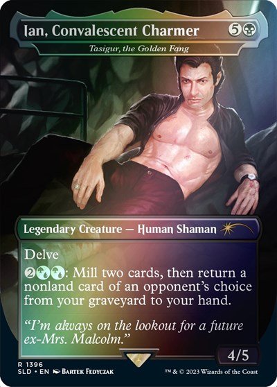 Ian Convalescent Charmer Tasigur the Golden Fang Rainbow Foil