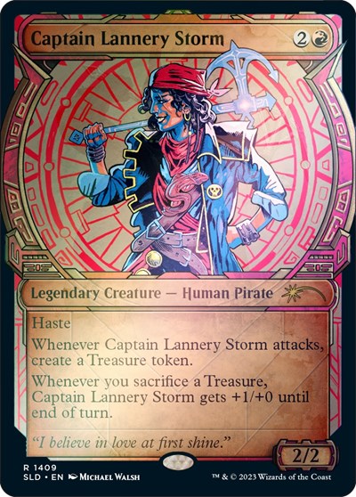 Captain Lannery Storm Rainbow Foil