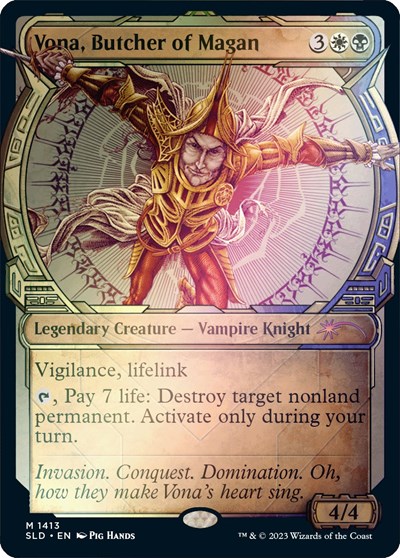 Vona Butcher of Magan Rainbow Foil