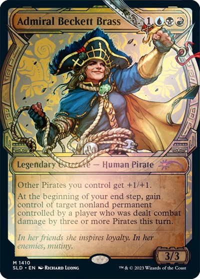 Admiral Beckett Brass Rainbow Foil