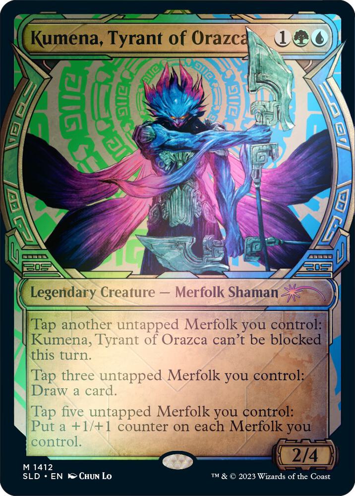 Kumena, Tyrant of Orazca (Rainbow Foil) - Secret Lair Drop Series