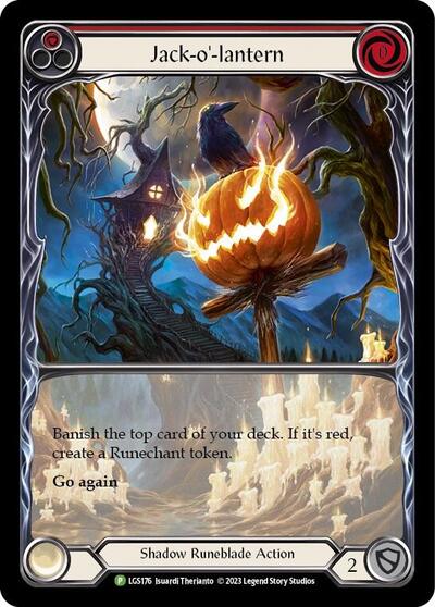 Jack-o'-lantern (Red) - LGS176 Flesh and Blood: Promo Cards Promo Flesh and Blood card — value and price