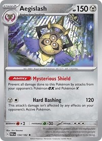 Aegislash - 134/182 (Non-Holo) #134/182 from Deck Exclusives Pokemon card image