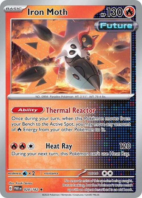 Iron Moth - 028/182 (Non-Holo) 028/182 from Deck Exclusives
