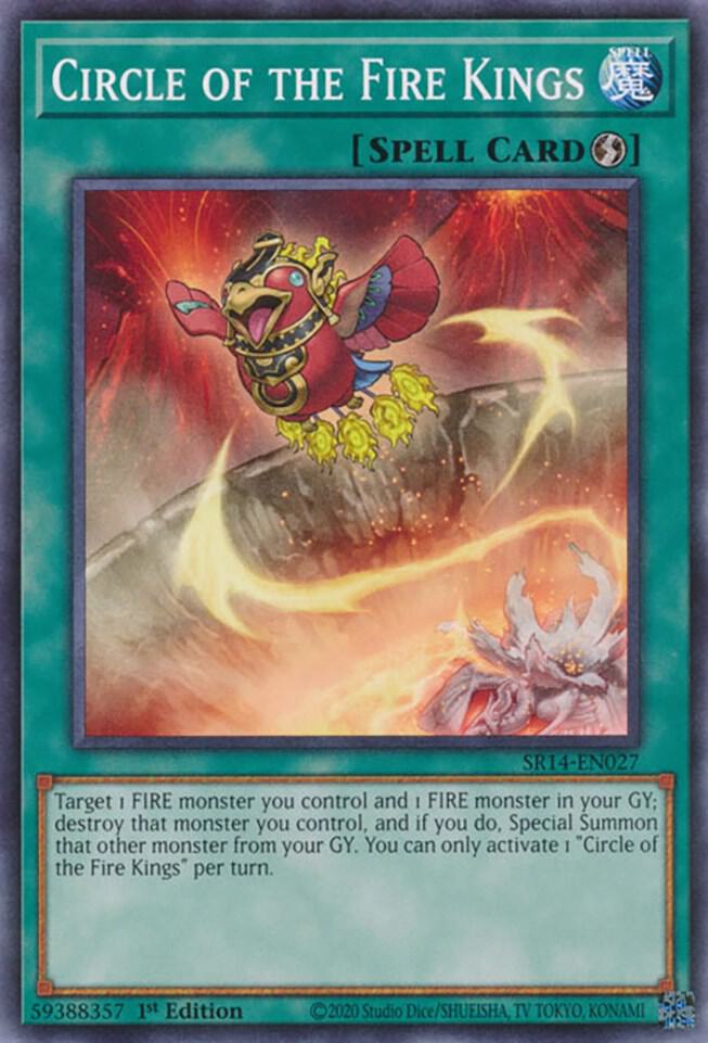 Circle of the Fire Kings Structure Deck Fire Kings YuGiOh