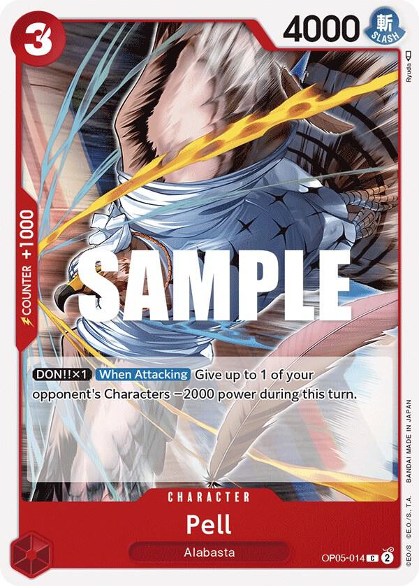one piece card game pell One Piece TCG: Pell OP04-013 Parallel SR Kingdoms of Intrigue OP-04 main image 1