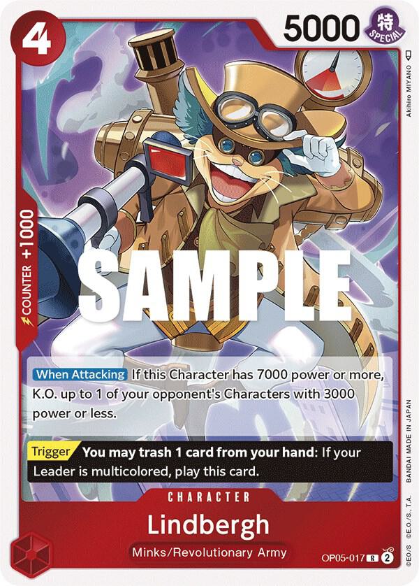 Lindbergh onepiece card