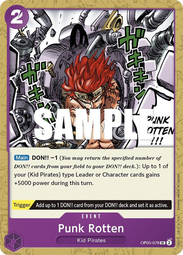 Punk Rotten onepiece card