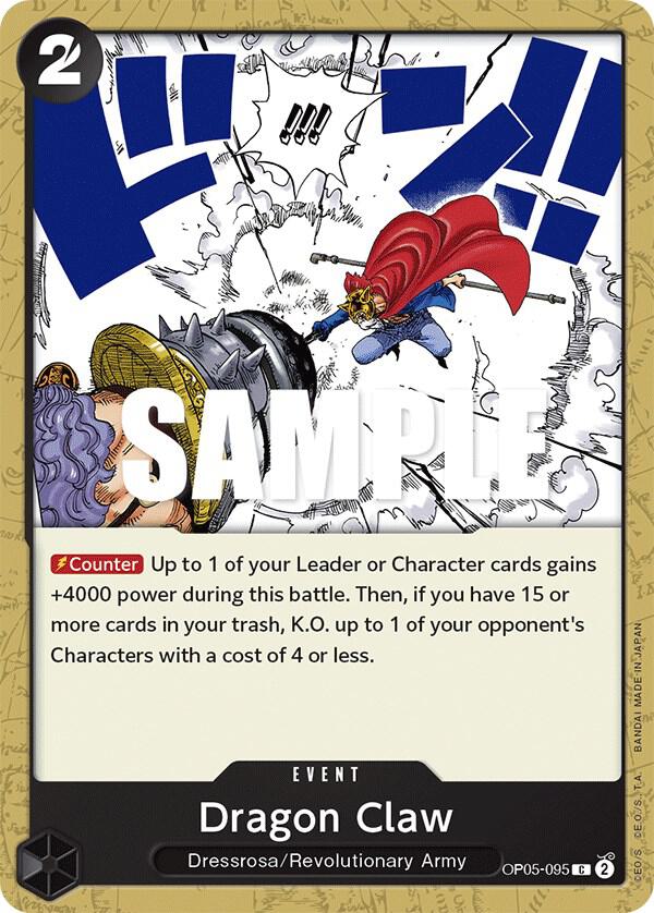 Dragon Claw onepiece card
