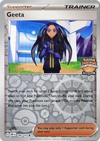 Geeta - 188/197 (Regional Championships) [Staff] #188/197 from League & Championship Cards Pokemon card image