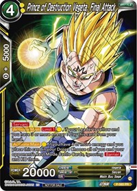 Prince of Destrcution Vegeta, Final Attack (Zenkai Series Tournament Pack Vol.6) card art