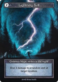 Lightning Bolt (Team Covenant Promo) (Foil) - Beta - Sorcery: Contested Realm card