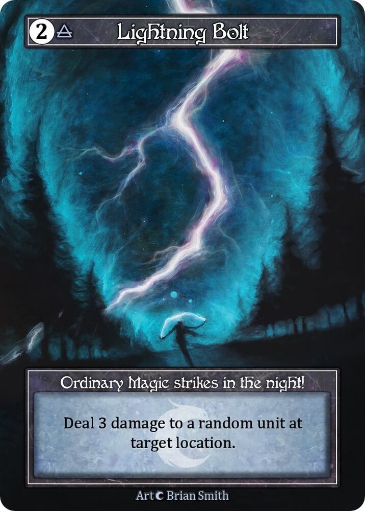 Lightning Bolt (Team Covenant Promo) (Foil) - Beta - Sorcery