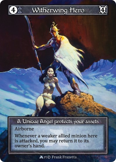 Witherwing Hero (Alpha Investments Promo) (Foil) Beta Promo Sorcery card — value and price