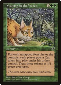 Waiting in the Weeds - Mirage - Magic: The Gathering card