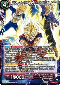 SS Son Goku & SS Vegeta & SS Trunks, United card art