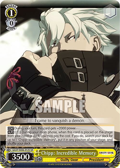 Chipp: Incredible Memory (SR)