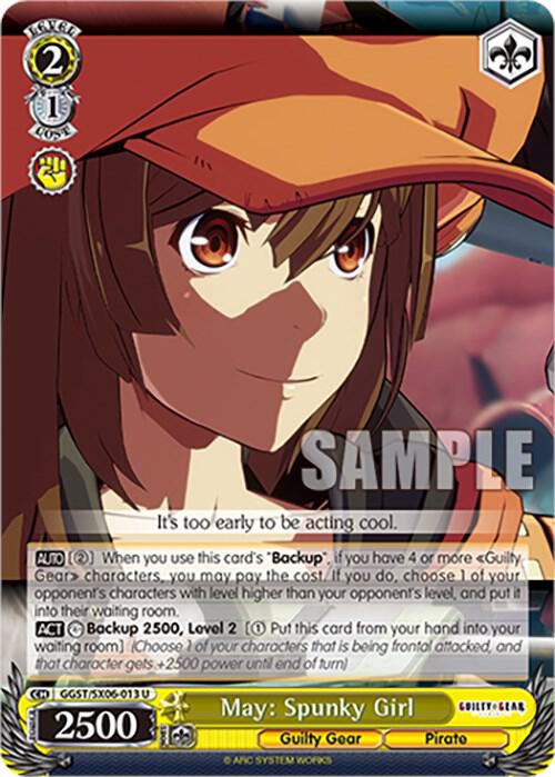 May: Spunky Girl - Guilty Gear -Strive- - Weiss Schwarz - TCGplayer.com