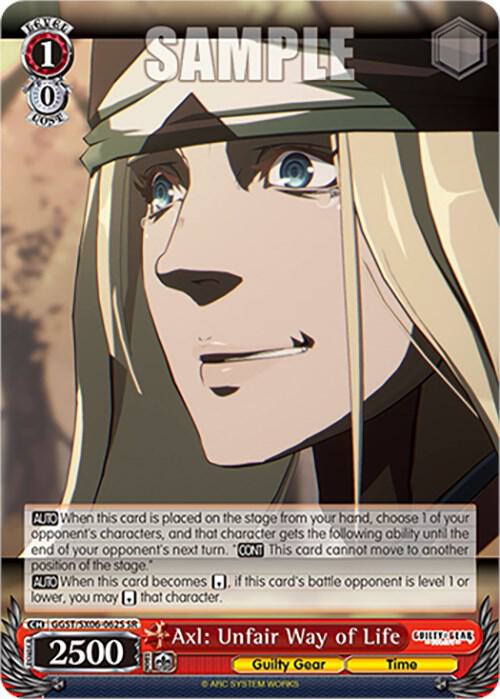 Axl: Unfair Way of Life (SR)